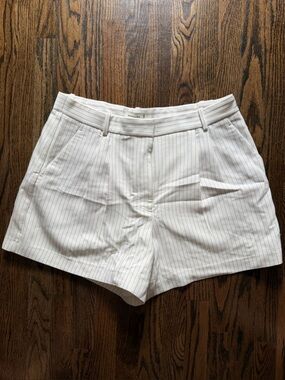 Abercrombie & Fitch pinstripe trouser shorts